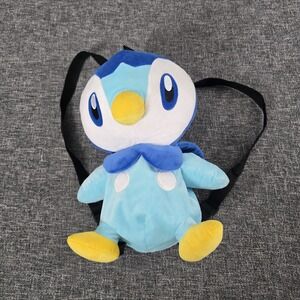 NWT Pokemon Plush Backpack Piplup Monster Bag Stuffed Animal